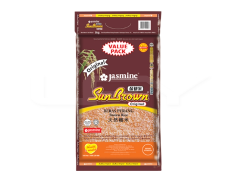 Jasmine SunBrown Rice / Beras Jasmine Sunbrown 2kg